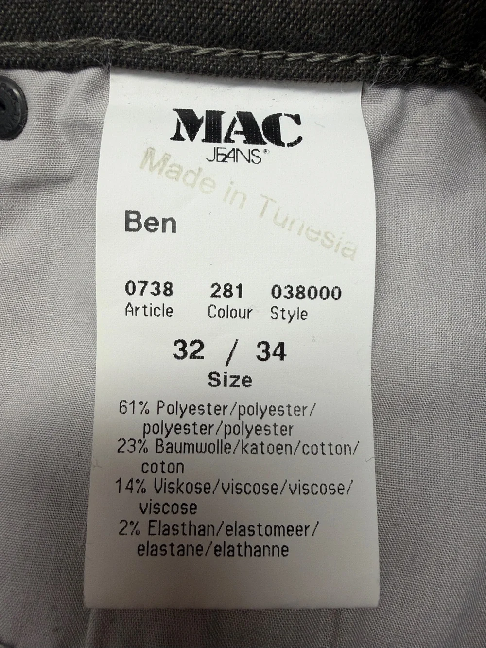 Mac Jeans classic brown